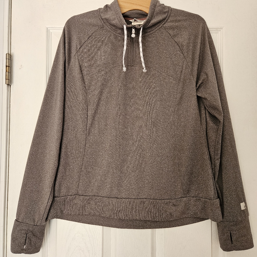 Avalanche Women's Grey Pull Over Long Sleeve Shirt Size Xl